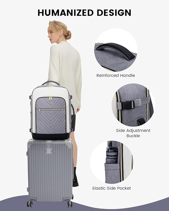 LOVEVOOK Large Travel Backpack for Women, TSA Carry on Backpack for Airplanes - Image 8