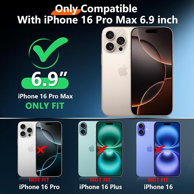 2025 New Designed for iPhone 16 Pro Max Case Waterproof, Phone Case for iPhone - Image 2