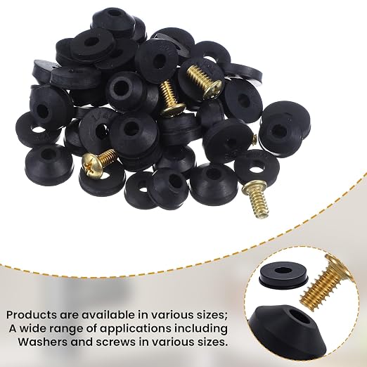 Xindojuz 58 PCS Hose Bib Repair Kit, Outdoor Faucet Washers Assorted Kit - Image 5