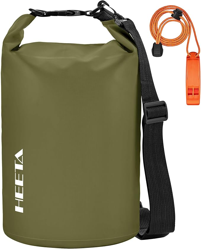 HEETA Waterproof Dry Bag for Women Men, 5L/10L/20L/30L/40L Roll Top Lightweight by HEETA