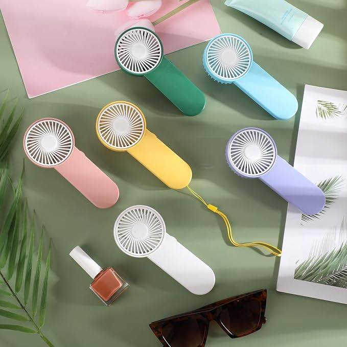 Sumind 12 Pcs Small Personal Portable Fan Mini Handheld Bulk 1 Speed Electric - Image 2