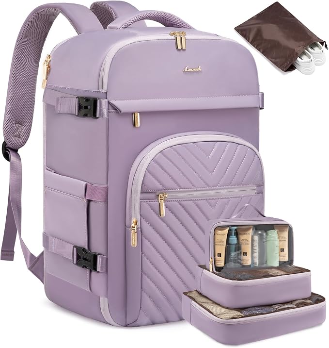 LOVEVOOK Large Travel Backpack for Women, TSA Carry on Backpack for Airplanes by LOVEVOOK