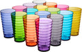 US Acrylic Splash 18 ounce Plastic Stackable Water Tumblers in Jewel Tone by USAcrylic