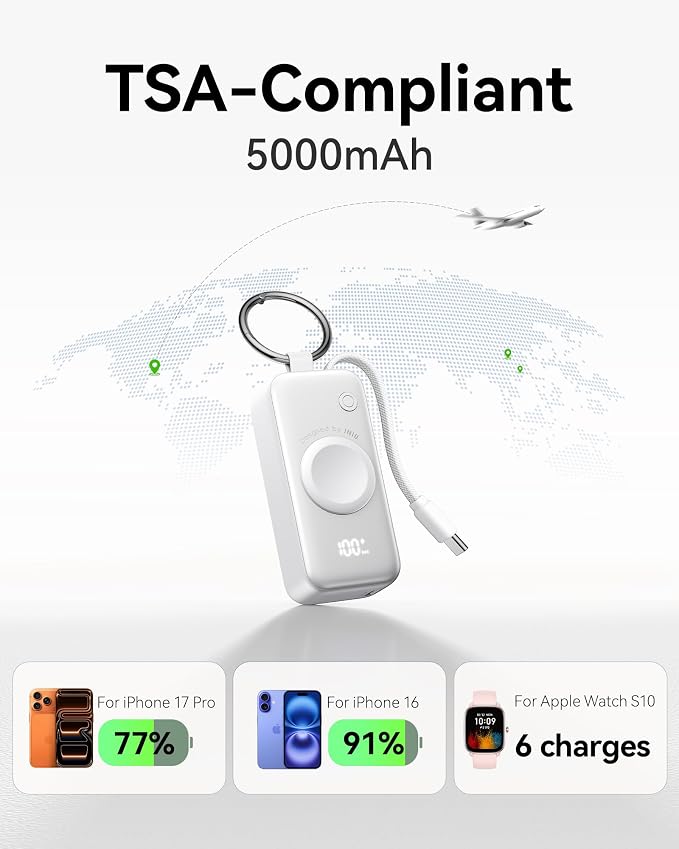 INIU 3-in-1 Portable Charger, Small 5000mah Power Bank - Image 4