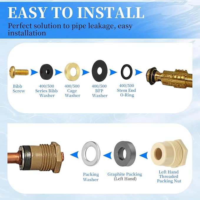 630-7755 Wall Hydrant Repair Kit Compatible - Image 3