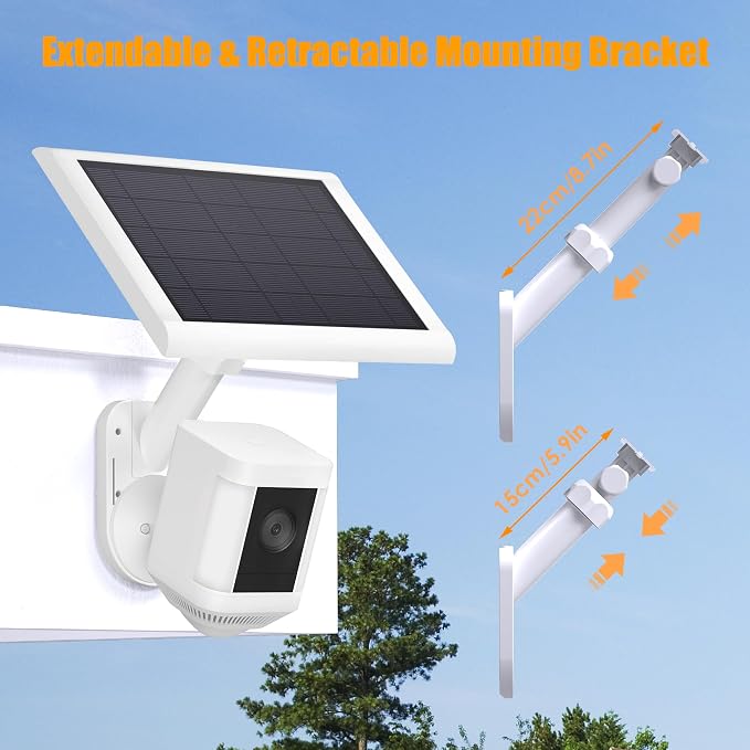 Wall Mount for Cameras and Solar Panels, 2-in-1 Mount for Ring, etc Solar Panel - Image 5