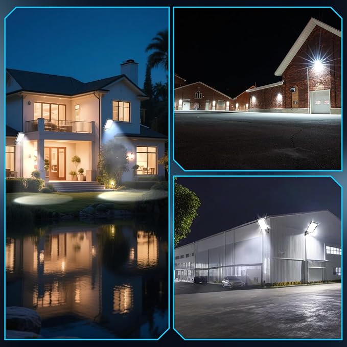 240W LED Parking Lot Light, 36000LM 5000K Adjustable Wall Mount Security Flood - Image 7