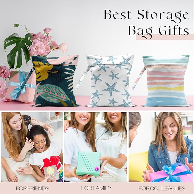 3 Pcs Wet Bag, Wet Dry Bag, Waterproof Bag, Small Laundry Bag, Wet Bag - Image 6
