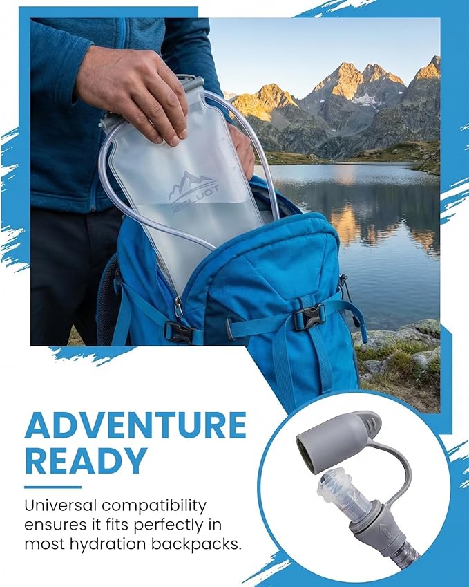 Zelvot 2L-3L Hydration Bladder Kit, 6 in 1 Water Bladder - Image 4