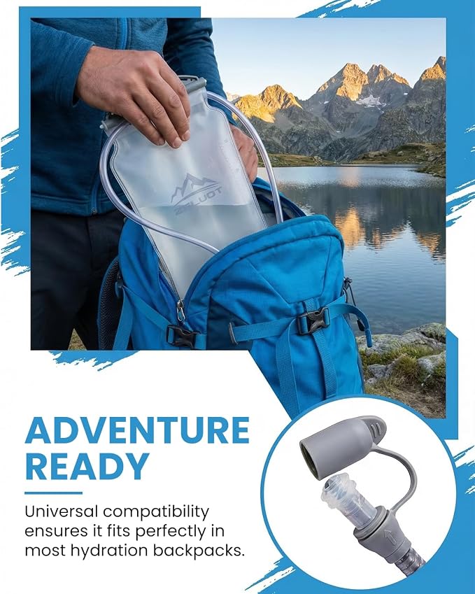 Zelvot 2L-3L Hydration Bladder Kit, 6 in 1 Water Bladder - Image 6
