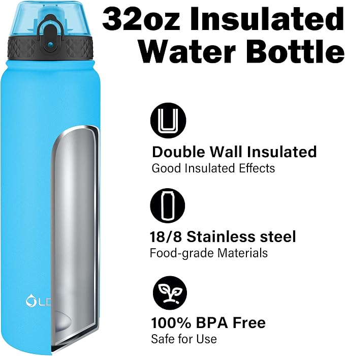 OLDLEY Insulated Water Bottle 32oz Water Bottles - Image 4