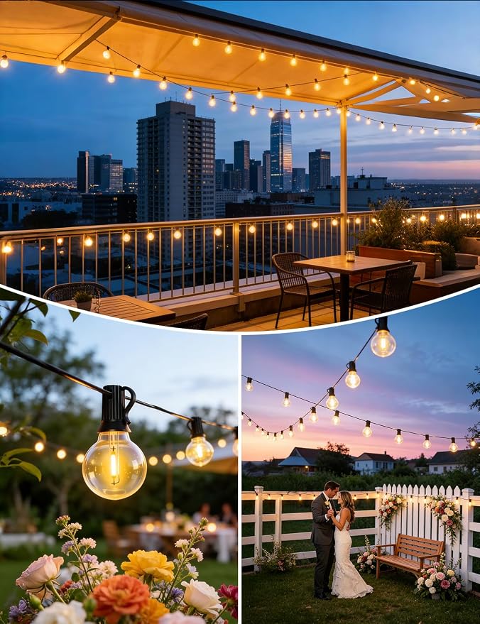 Brightever 50FT Solar String Lights Outdoor - Image 7