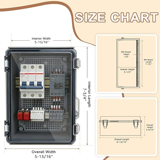 Nineleaf Electrical Junction Box IP67 ABS Plastic WiFi Enclosure - Image 7