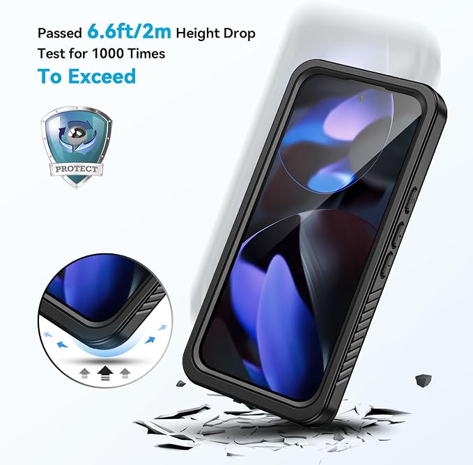 Lanhiem for Pixel 9 Case, IP68 Waterproof Dustproof Case - Image 4