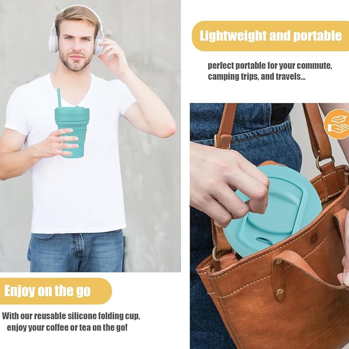 12 oz Collapsible Travel Cup - Image 6