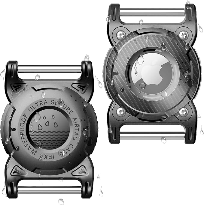 ONEONTA for Airtag Dog Collar Holder 2 Pack | Airtag Dog Waterproof by ONEONTA