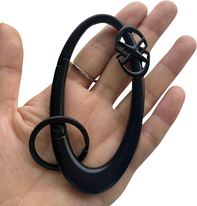 Y2K Cute Star Carabiner Keychain Cool Belt Loop Clip Starlight Heavy Duty - Image 6