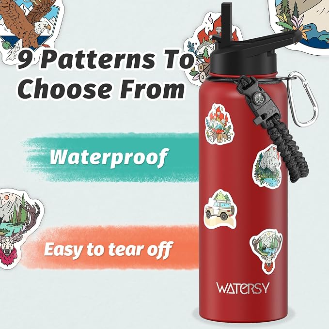 40oz Insulated Water Bottle, BPA Free&Leak Proof, Stainless Steel Water Flask - Image 4
