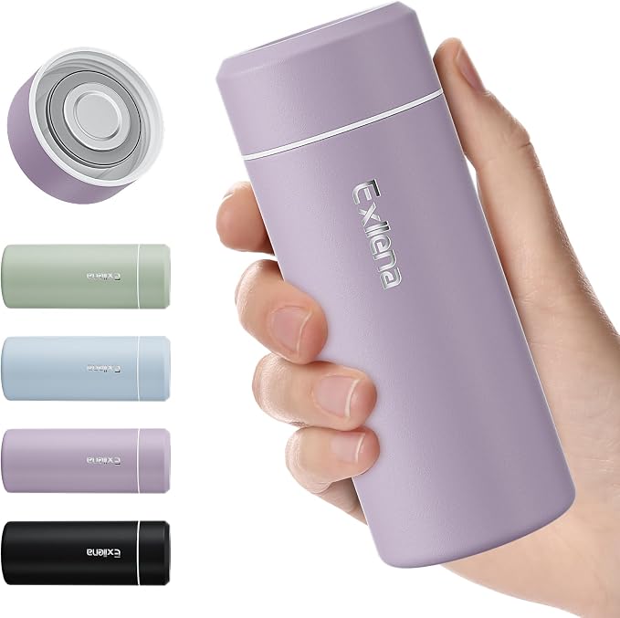 【Upgraded】Exllena Small Insulated Water Bottle 8 oz/250ml– Mini Insulated Water by Exllena