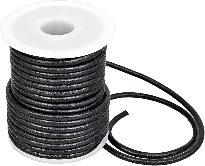 GENIQUE Real/Genuine Round Leather String Cord - Image 4