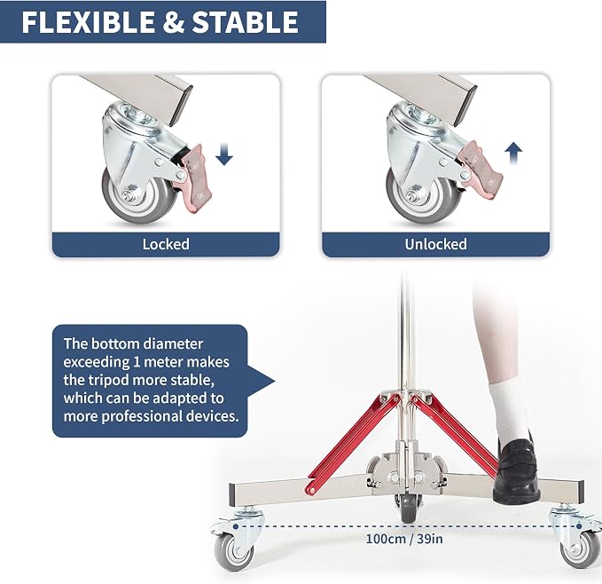 Kate Heavy Duty 10.8ft Light Stand - Image 4