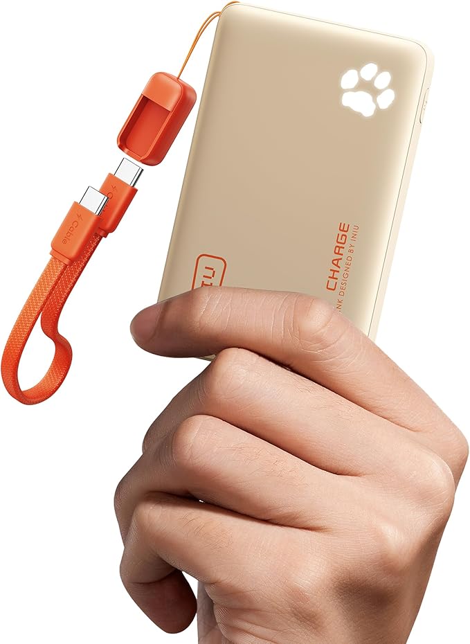 INIU Portable Charger, Ultra Slim 45W Fast Charging by INIU