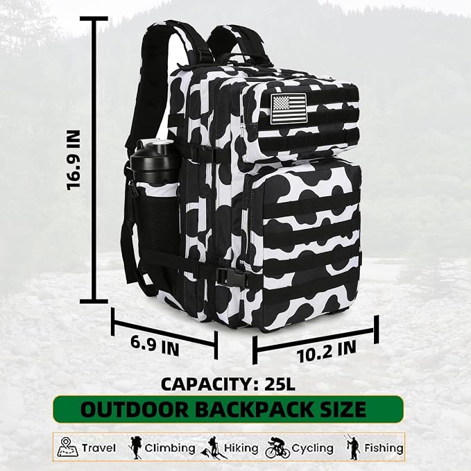 Lovelinks21 25L Tactical Backpack Military Tactical Backpack - Image 2