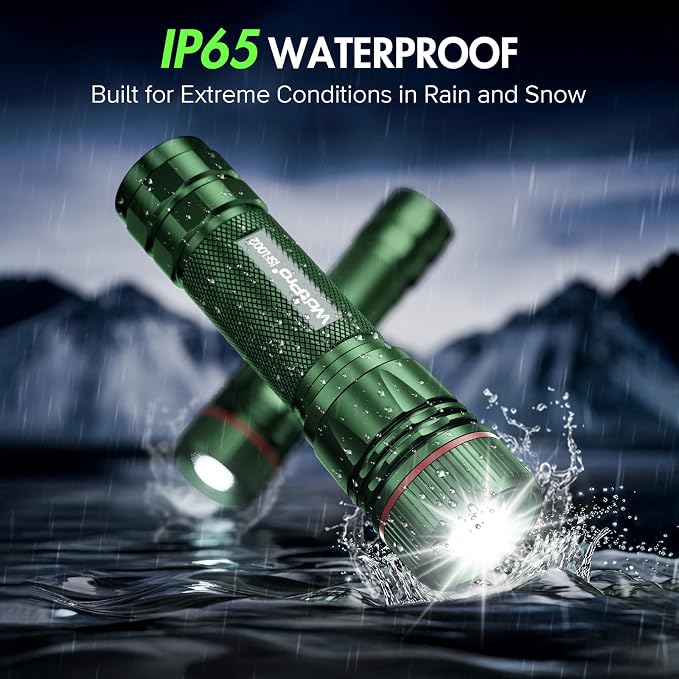 WdtPro Rechargeable Flashlights High Lumens, 1 Pack 10H Long Lasting Super - Image 6
