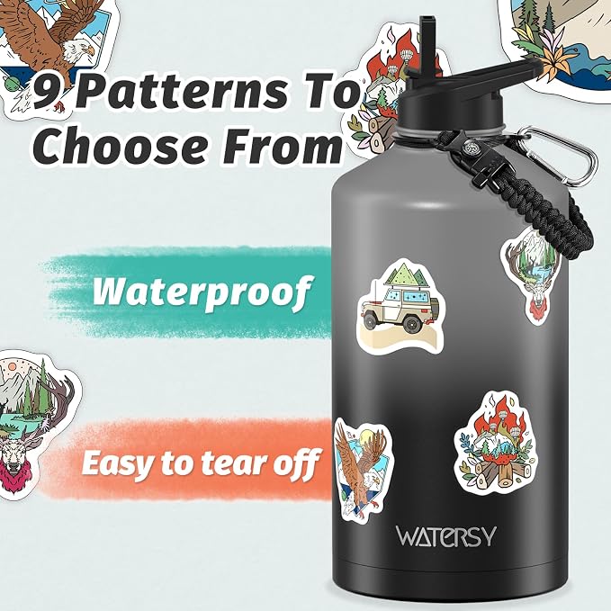 1 Gallon Water Bottle Insulated, BPA Free&Leak Proof, 128oz Stainless Steel - Image 4