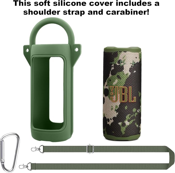 for JBL Grip Portable Waterproof Speaker Silicone Case, Portable Travel Soft - Image 2