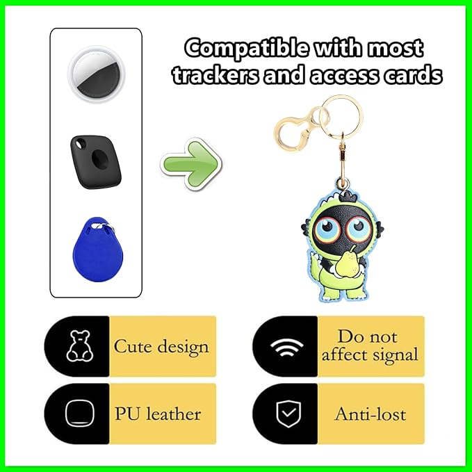 Leather Keychain Holder Case Compatible - Image 3