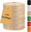 Vanhench Jute Twine 3mm x 328ft, Jute Rope by Vanhench