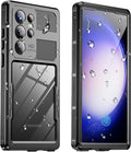 for Samsung Galaxy S23 Ultra Waterproof Case, Magnetic Heavy Duty Military by Haireca