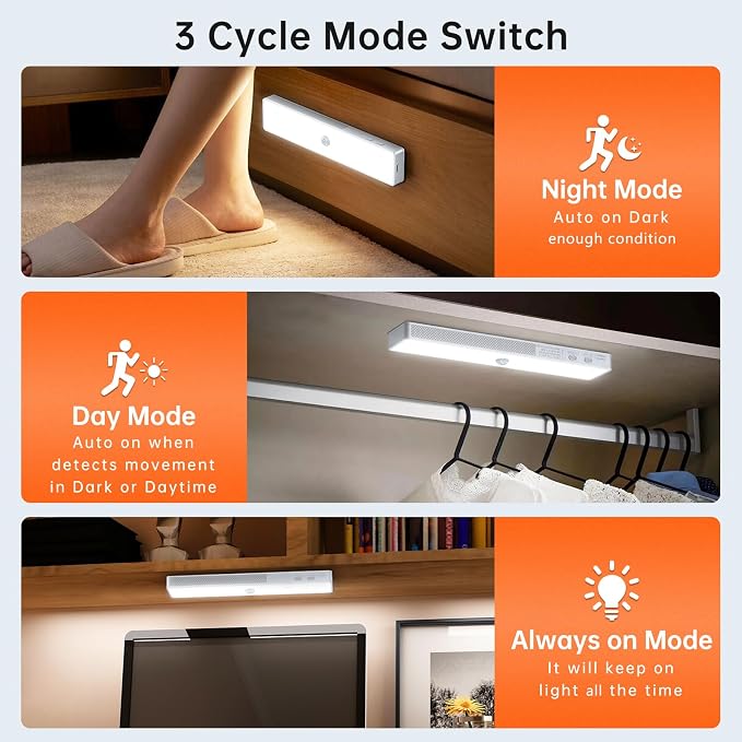 LED Closet Light with Charging Station, Stick-Anywhere Night Light - Image 4