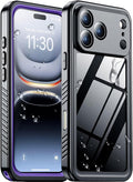 Temdan Compatible with iPhone 17 Pro Case, Waterproof Built-in Screen & Camera by Temdan