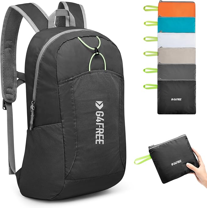 G4Free 24L Lightweight Packable Hiking Backpack Small Sport Travel Daypack by G4Free