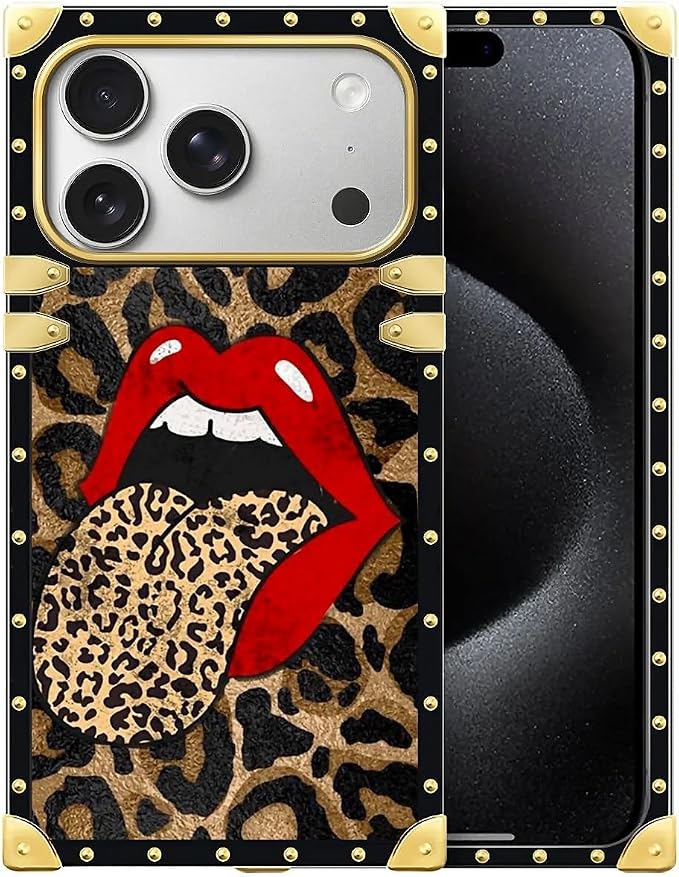 for iPhone 17 Pro Case Luxury Golden Decoration by Unknown