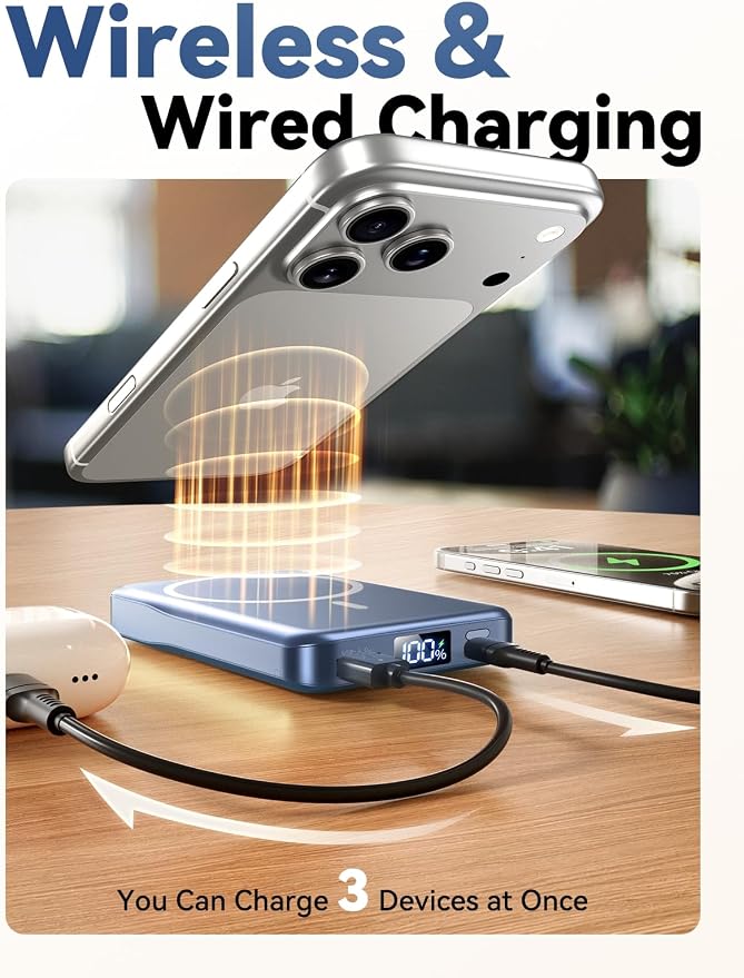 Aobbow Magnetic Portable Charger, 10000mAh - Image 5