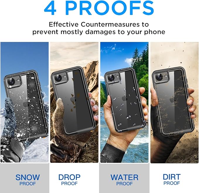 AICase for iPhone 16e Case/iPhone 17e Case Waterproof - Image 5