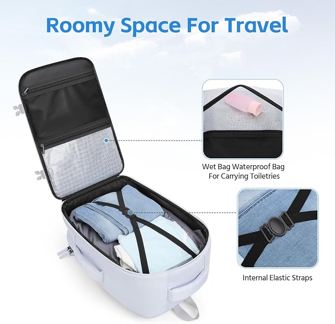RealCool Travel Backpack for Women Men - Image 4
