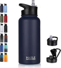 HASLE OUTFITTERS 32 oz Insulated Water Bottle Stainless Steel Double Walled by HASLEOUTFITTERS