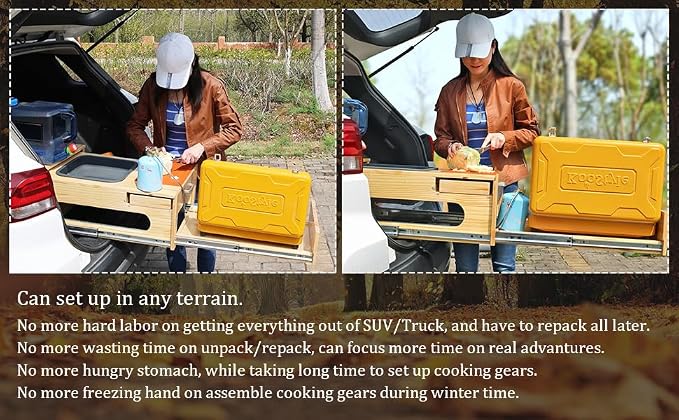 Wooden Overland Camping Slide-Out Kitchen - Image 7