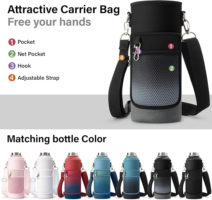DYSANKY Insulated Water Bottle | Thickened Stainless Steel Vacuum Metal - Image 5