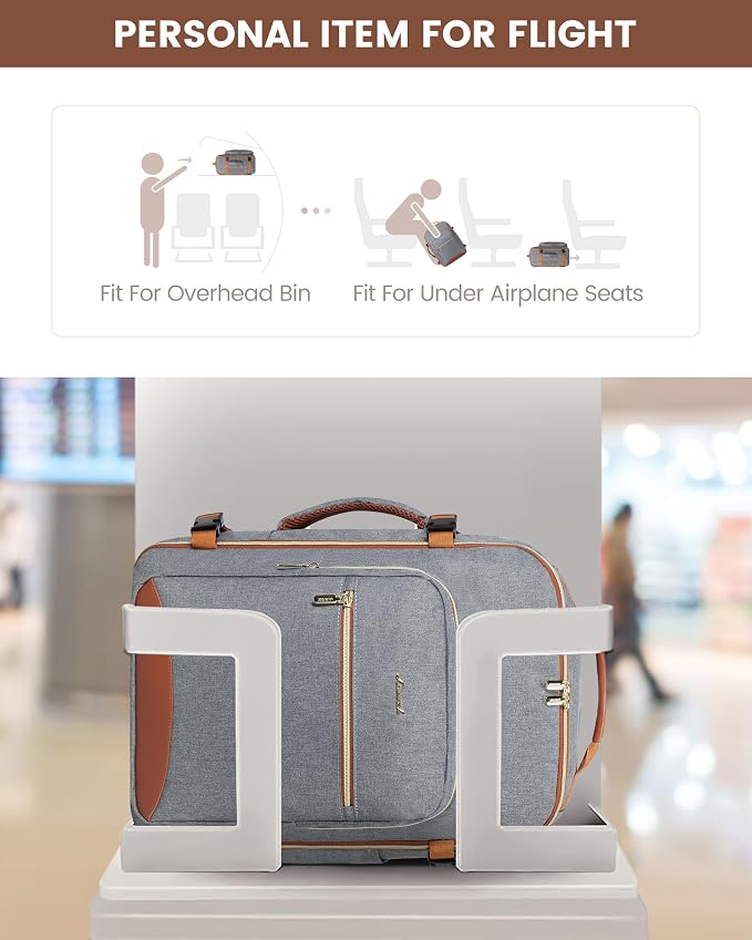 LOVEVOOK Travel Backpack for Women & Men 50L, Airline Approved Carry On - Image 4
