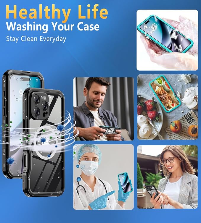 for iPhone 16 Pro Max Case Waterproof | Shockproof Dust Proof Phone Case Cover - Image 7