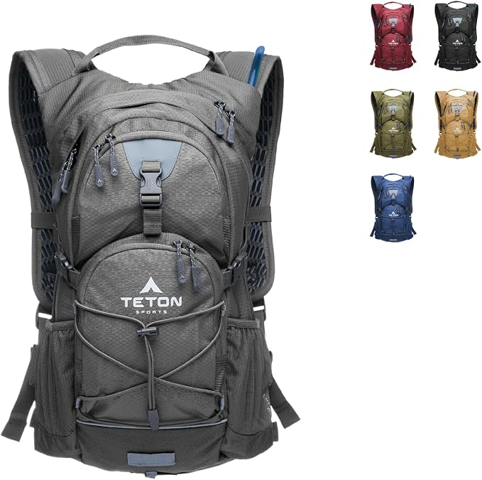Teton Oasis/Trailrunner Hydration Backpack – Lightweight Water Pack by Teton