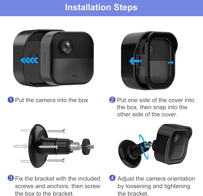 Wall Mount for Blink Outdoor 4th Gen and Outdoor 3rd Gen, 3 Pack Weatherproof - Image 8