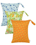 ALVABABY 3pcs Cloth Diaper Wet Dry Bags Waterproof Reusable by ALVABABY