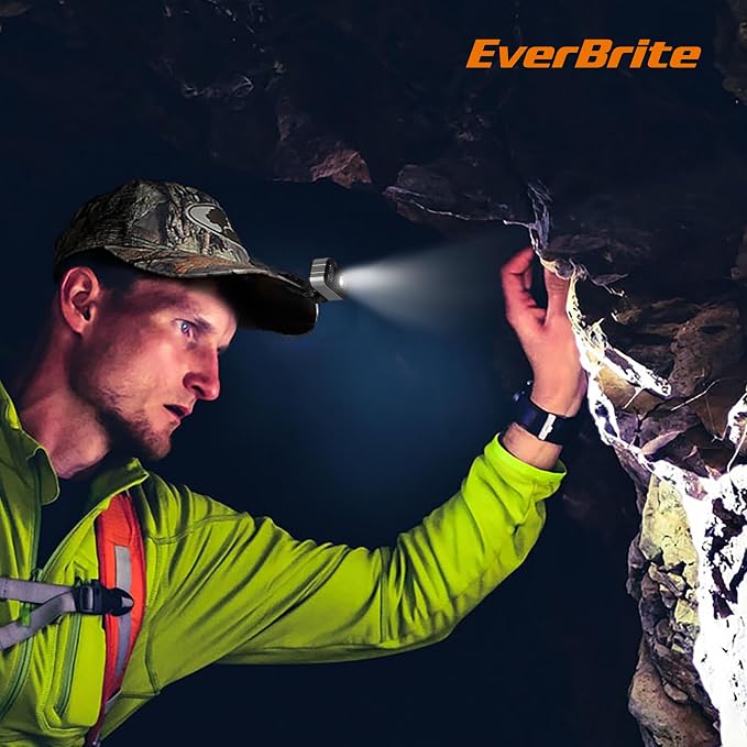 EverBrite 400LM Rechargeable Headlamp, 1.59 oz Lightweight & Comfortable Head - Image 4