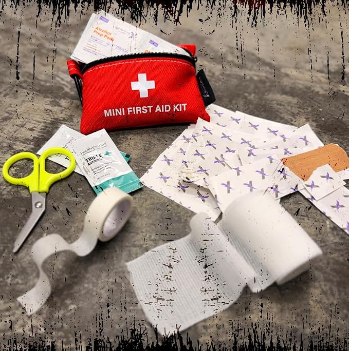 Lightning X Mini First Aid Kit – Compact 20 Piece Emergency Medical Kit - Image 7